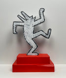 (Jonathan Edelhuber) "Sculpture After a Keith Haring Drawing (Contemporary Art History)"