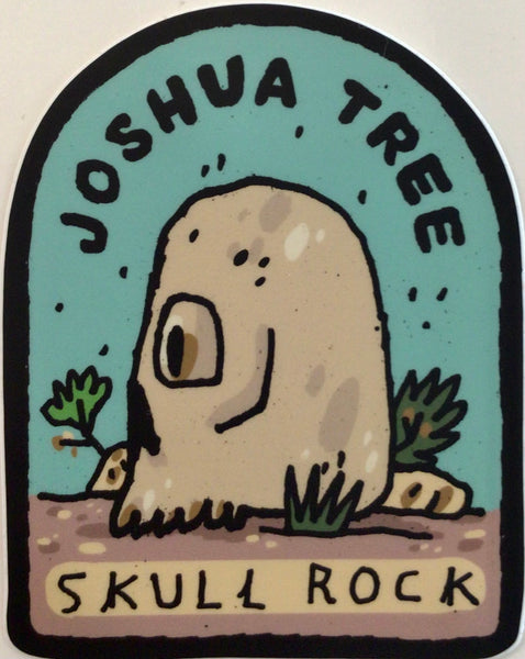 (Mark Todd) Skull Rock Sticker