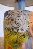 (Lili Todd) Owl and Rattlesnake Lamp