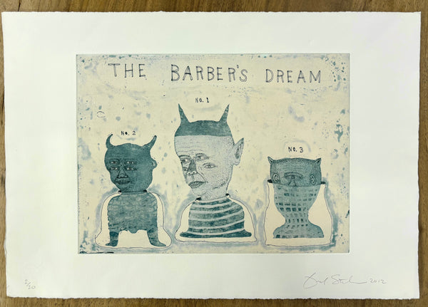 (Fred Stonehouse) The Barbers Dream Etching