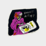 Hermit Artist Sticker