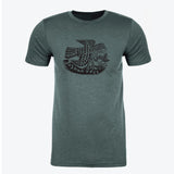 (John Broadley) Bird T-Shirt Grey-Blue