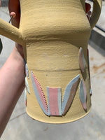(Heidi Anderson) Yellow Flower Lady Vase