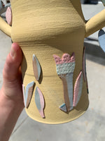 (Heidi Anderson) Yellow Flower Lady Vase