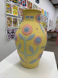 (Heidi Anderson) Pastel Yellow Flower Vase
