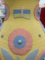 (Heidi Anderson) Pastel Yellow Flower Vase