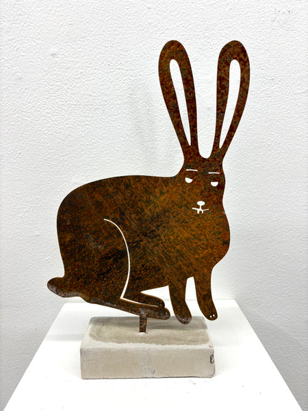 Martha Rich - Metal Sitting Bunny