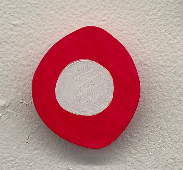 Martha Rich - pink button (white middle)