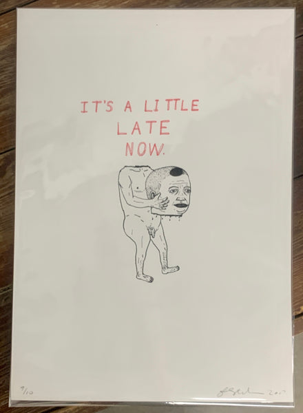 (Fred Stonehouse) It's A Little Late Now Print