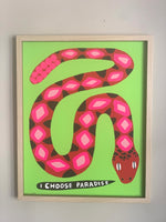 (Martha Rich) I Choose Paradise print FRAMED