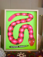 (Martha Rich) I Choose Paradise print FRAMED