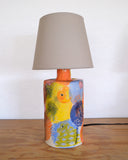 (Lili Todd) Owl and Rattlesnake Lamp