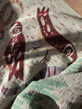 (Melissa Lakey) Woven Cotton Desert Animal Blanket