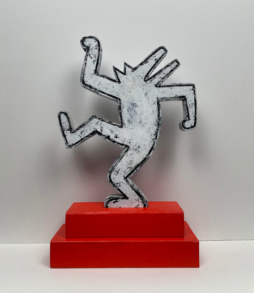 (Jonathan Edelhuber) "Sculpture After a Keith Haring Drawing (Contemporary Art History)"