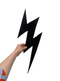 Martha Rich - Large Black Lightning bolt