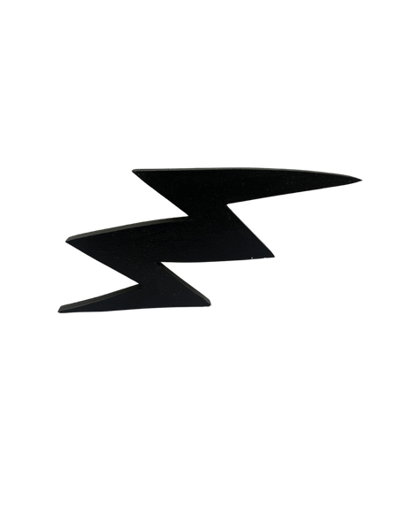 Martha Rich - Small Black lightning bolt