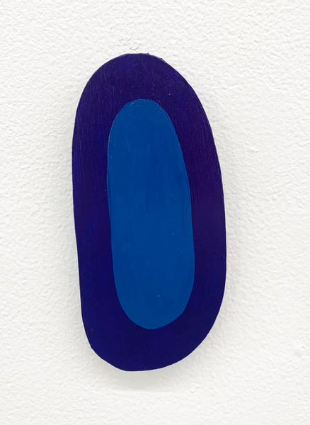 Martha Rich - blue button oval