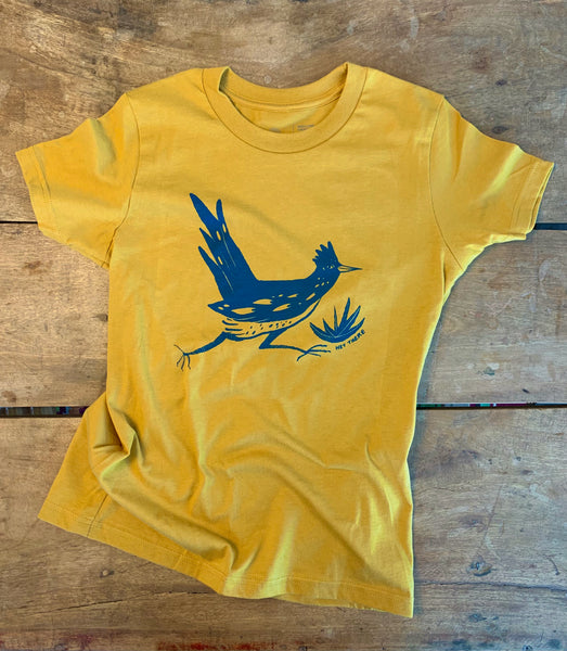 (Melissa Lakey) Roadrunner shirt Mustard